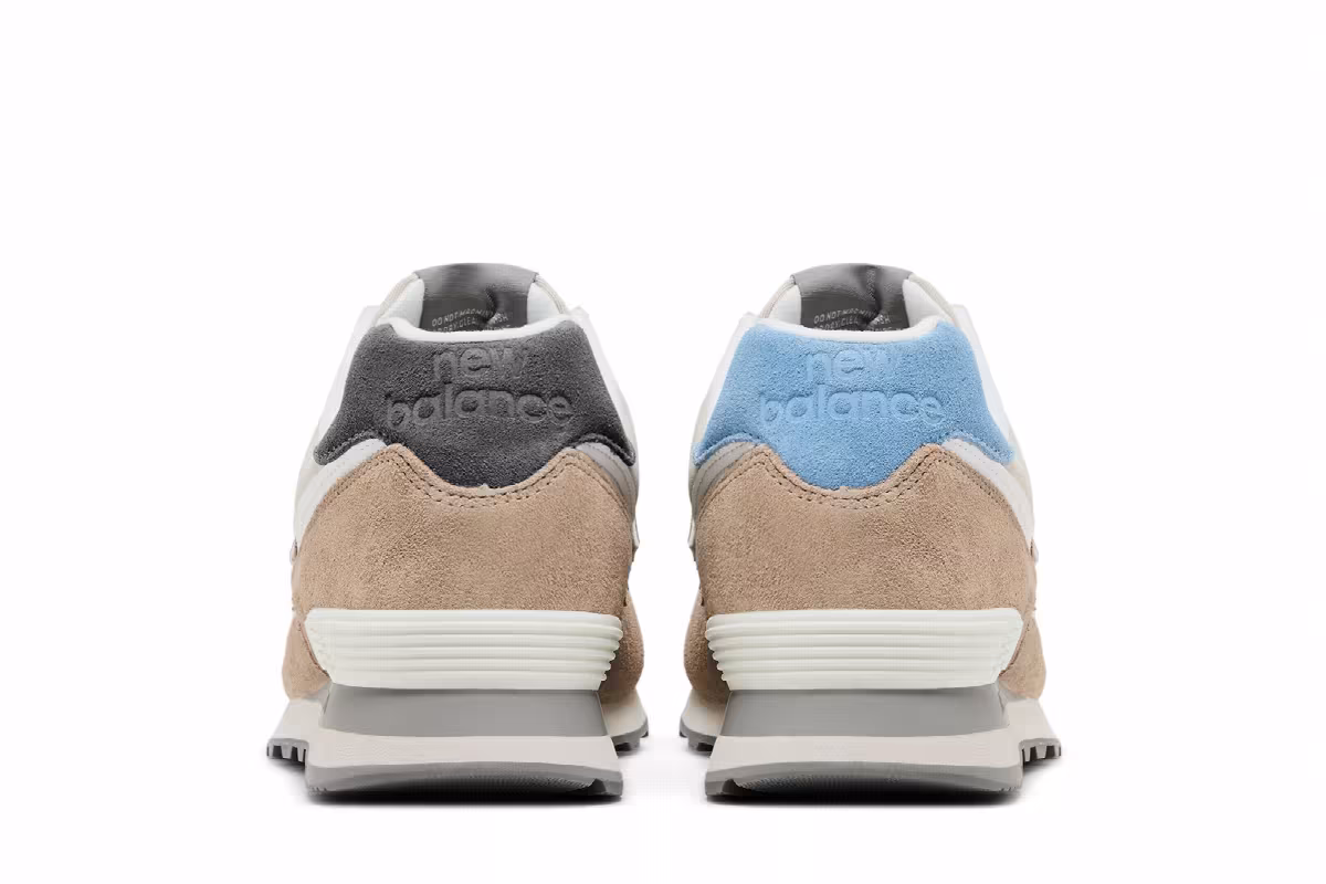 New Balance 574 Brown Light Blue, view 7