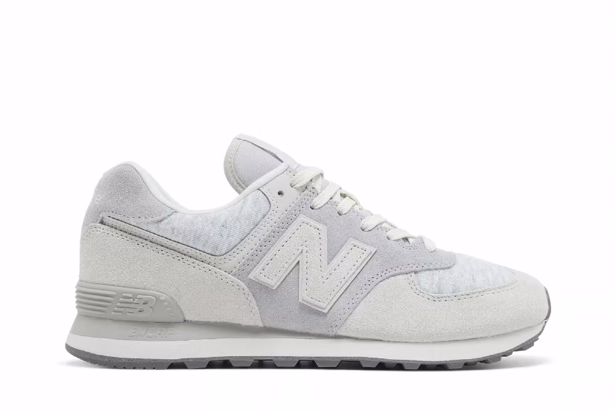 New Balance 574 Heather Grey, view 2