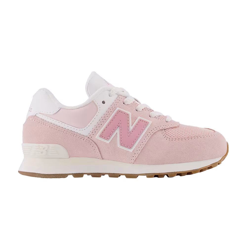 New Balance 574 Little Kid Wide NB Athletics - Crystal Pink