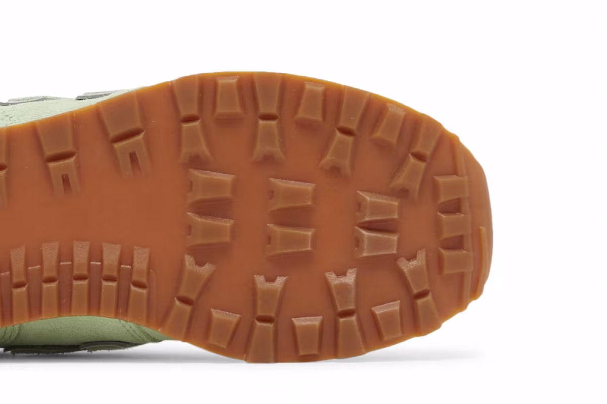 New Balance 574 Big Kid Floral - Avocado Gum, view 6