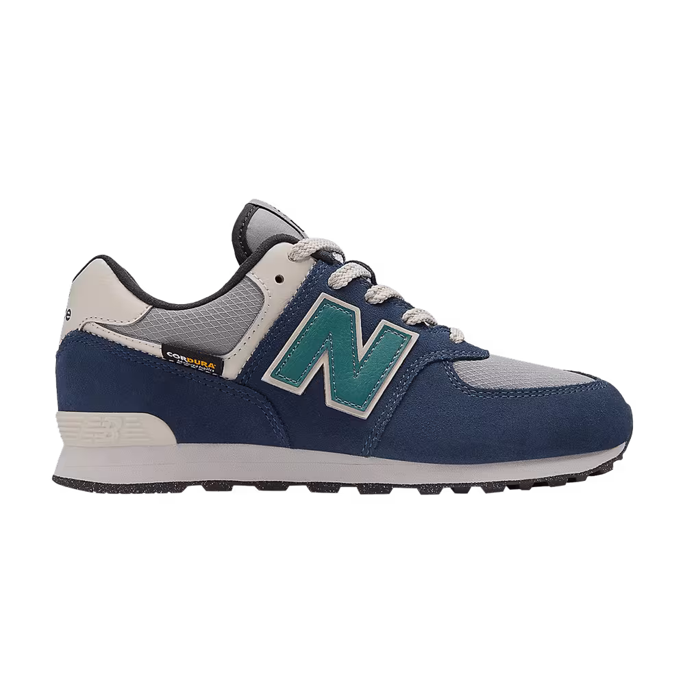 New Balance 574 Big Kid Cordura Pack - Navy Slate Grey