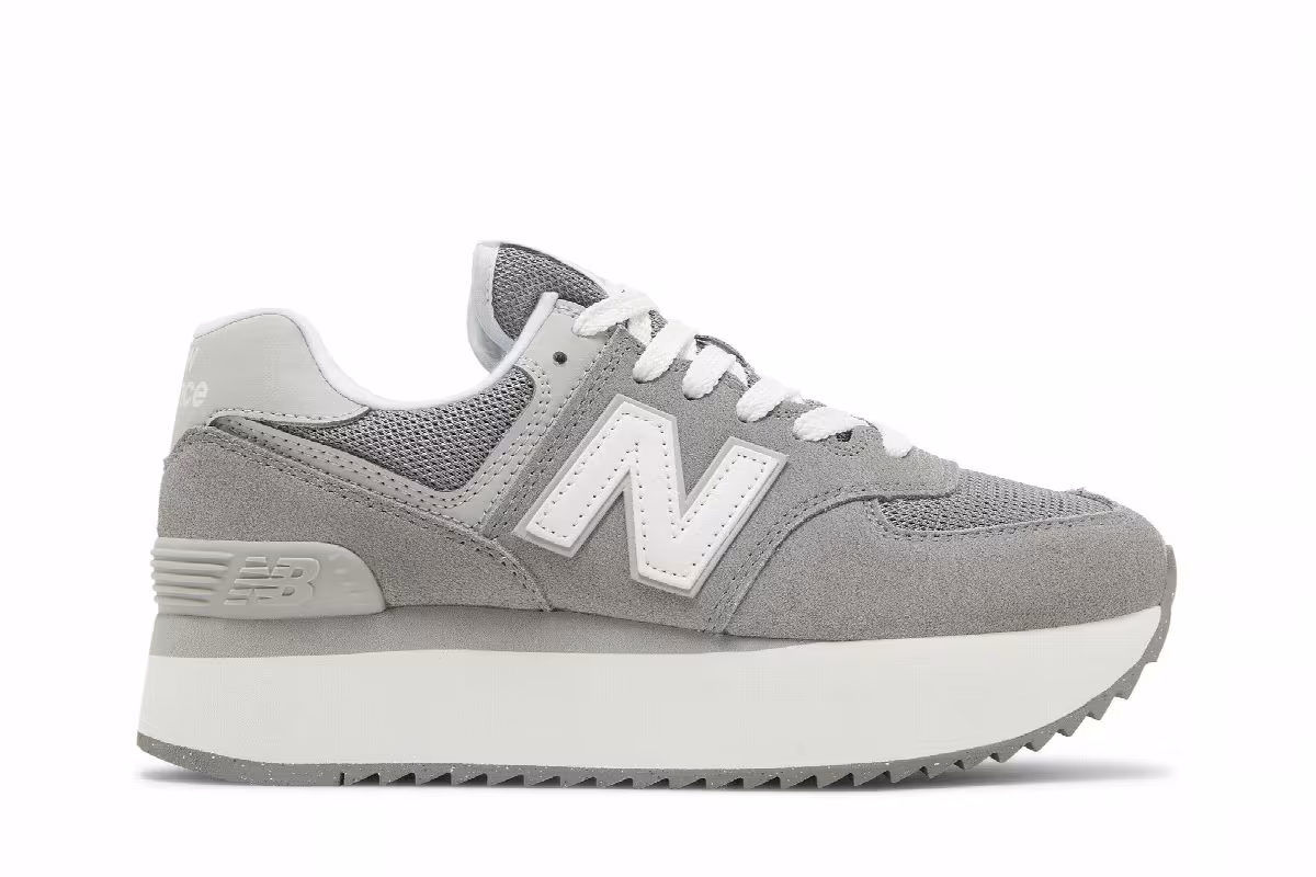 New Balance Women's 574+ Shadow Grey, view 2