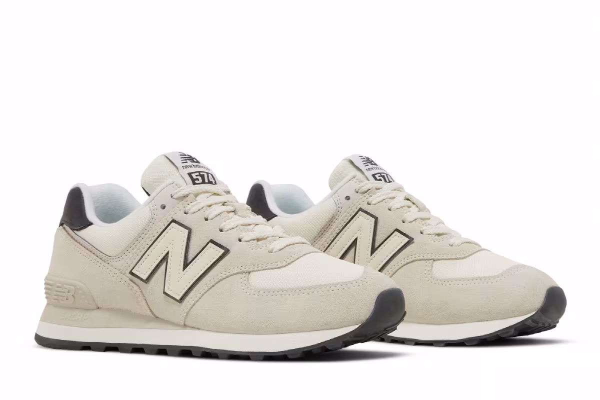 New Balance Women's 574 Beige Angora, view 9