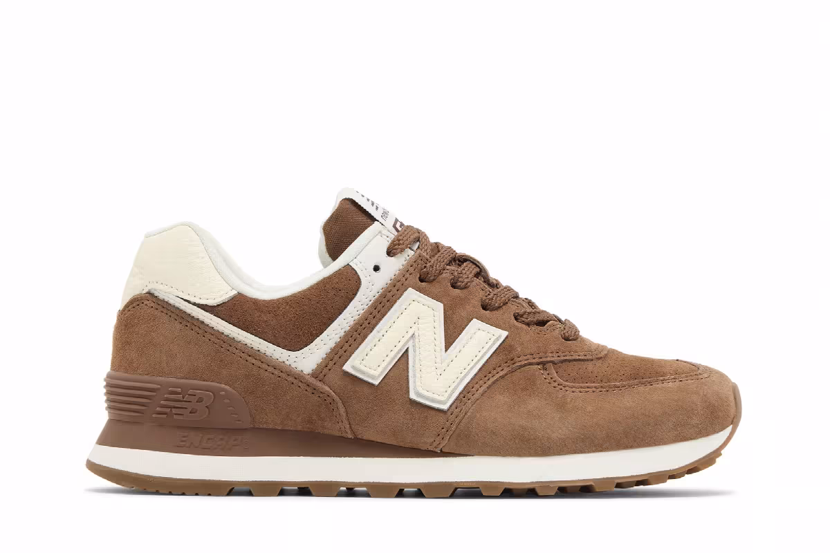 New Balance Women's 574 True Brown, view 2