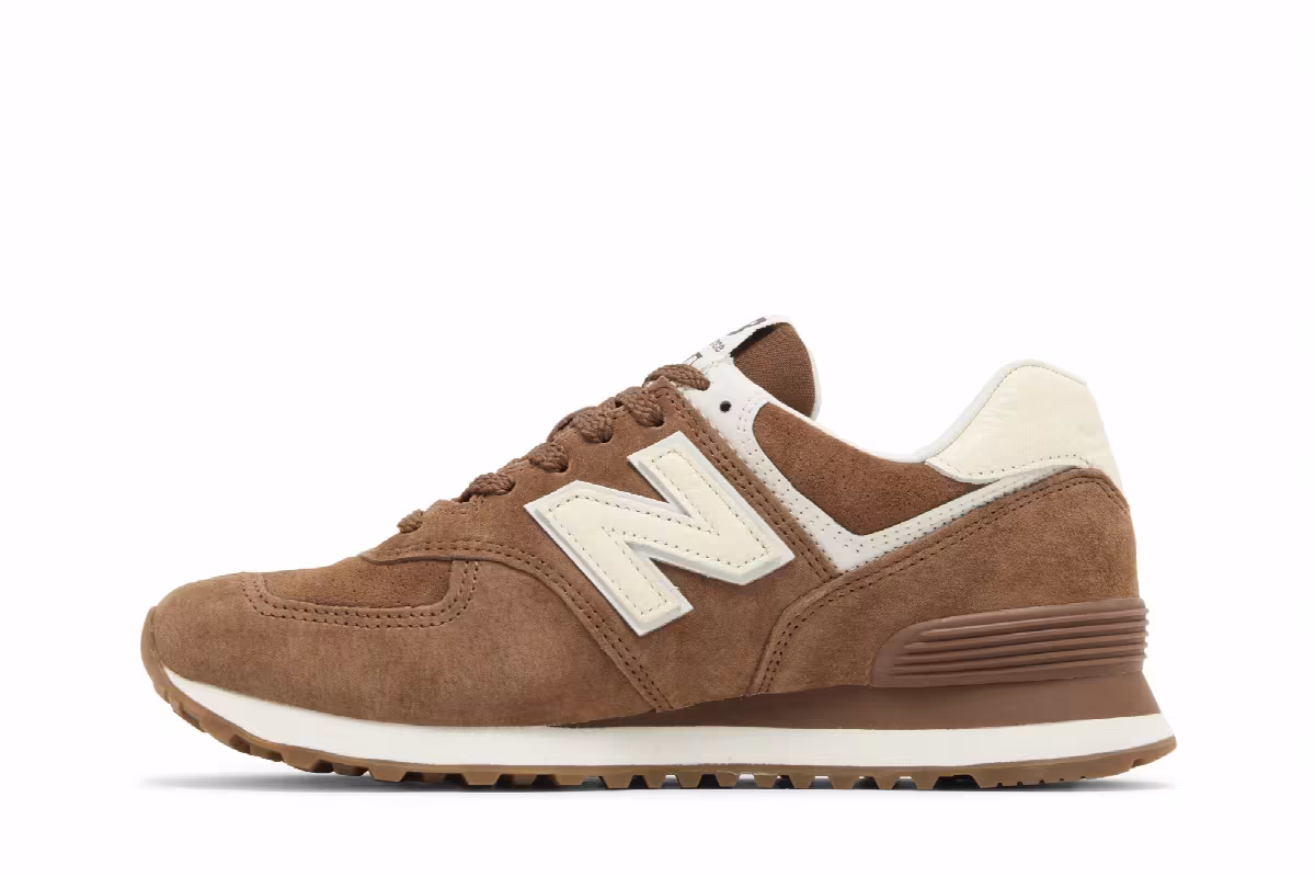 New Balance Women's 574 True Brown, view 4