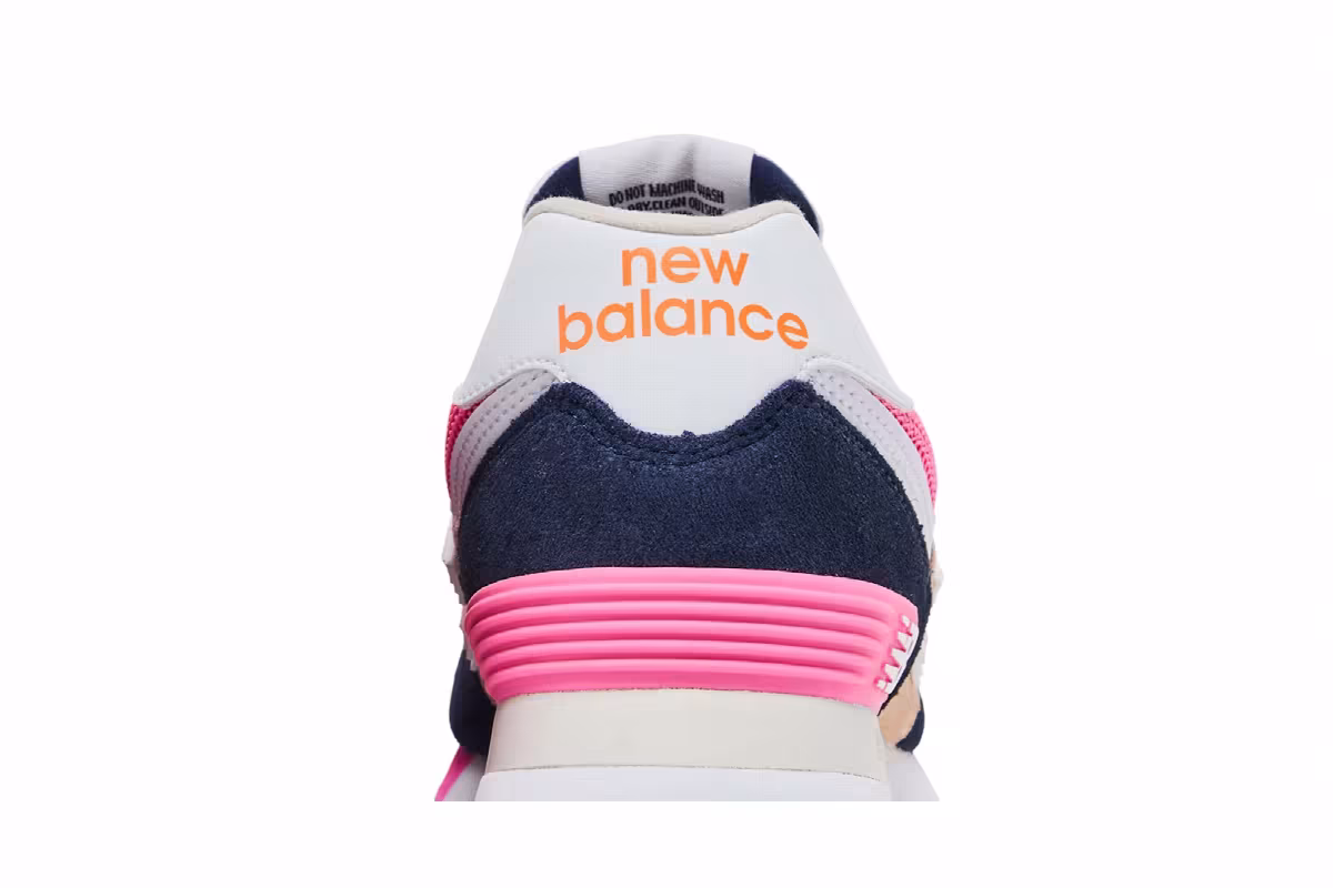 New Balance Women's 574v2 Natural Indigo Vintage Rose, view 8