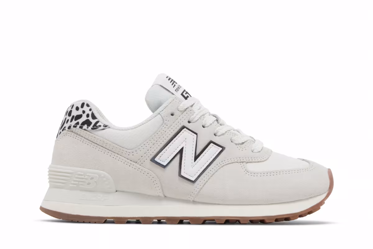 New Balance Women's 574 Leopard - Reflection Black, view 2