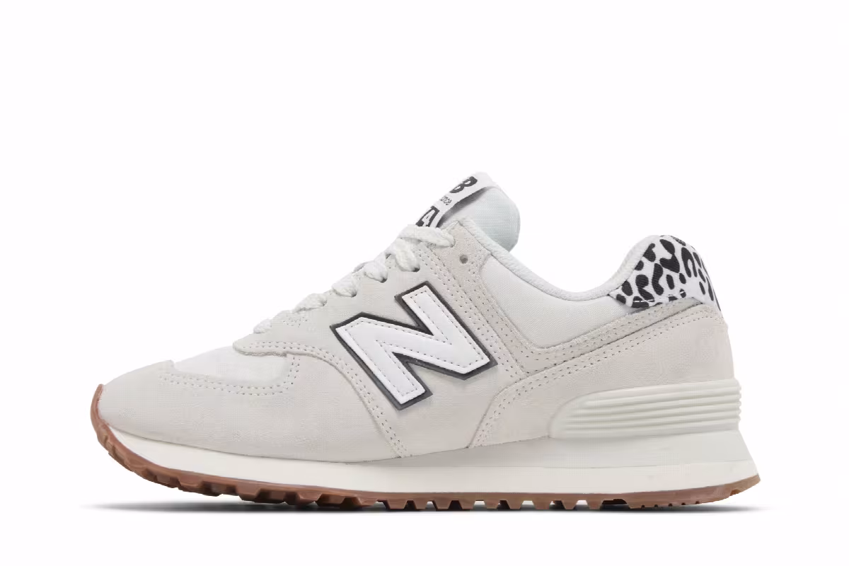 New Balance Women's 574 Leopard - Reflection Black, view 4