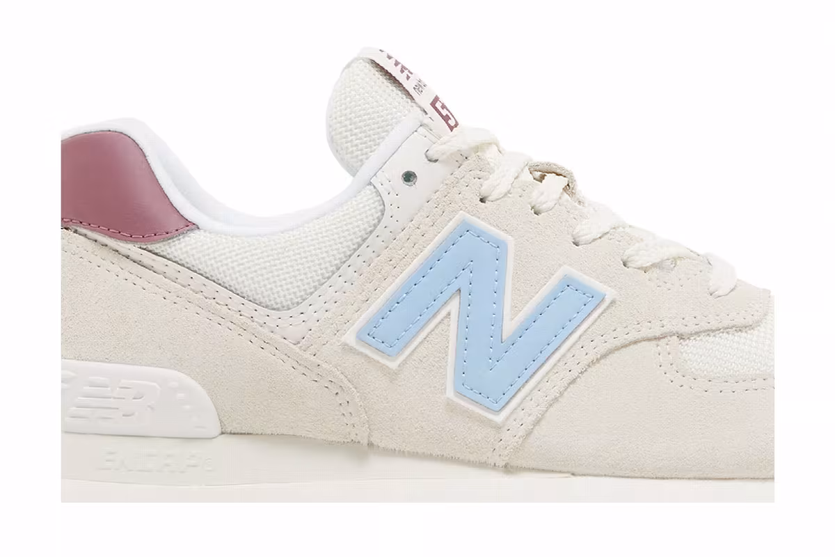 New Balance Women's 574 Sea Salt Blue Haze, view 3