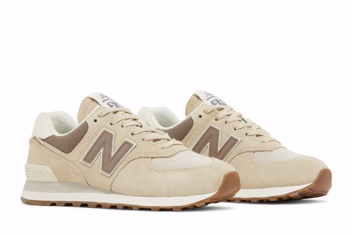 New Balance Women's 574 Sandstone Angora, view 9