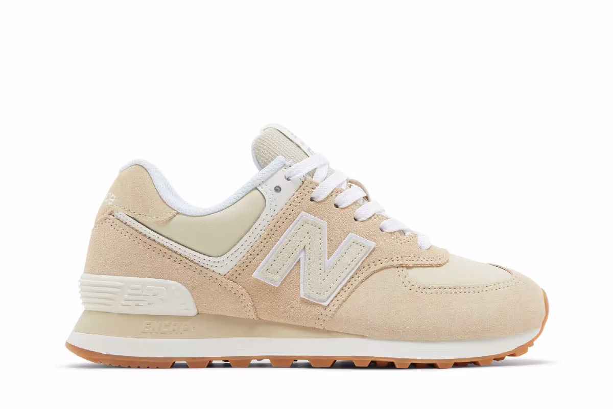 New Balance Women's 574 Sandstone Angora, view 2