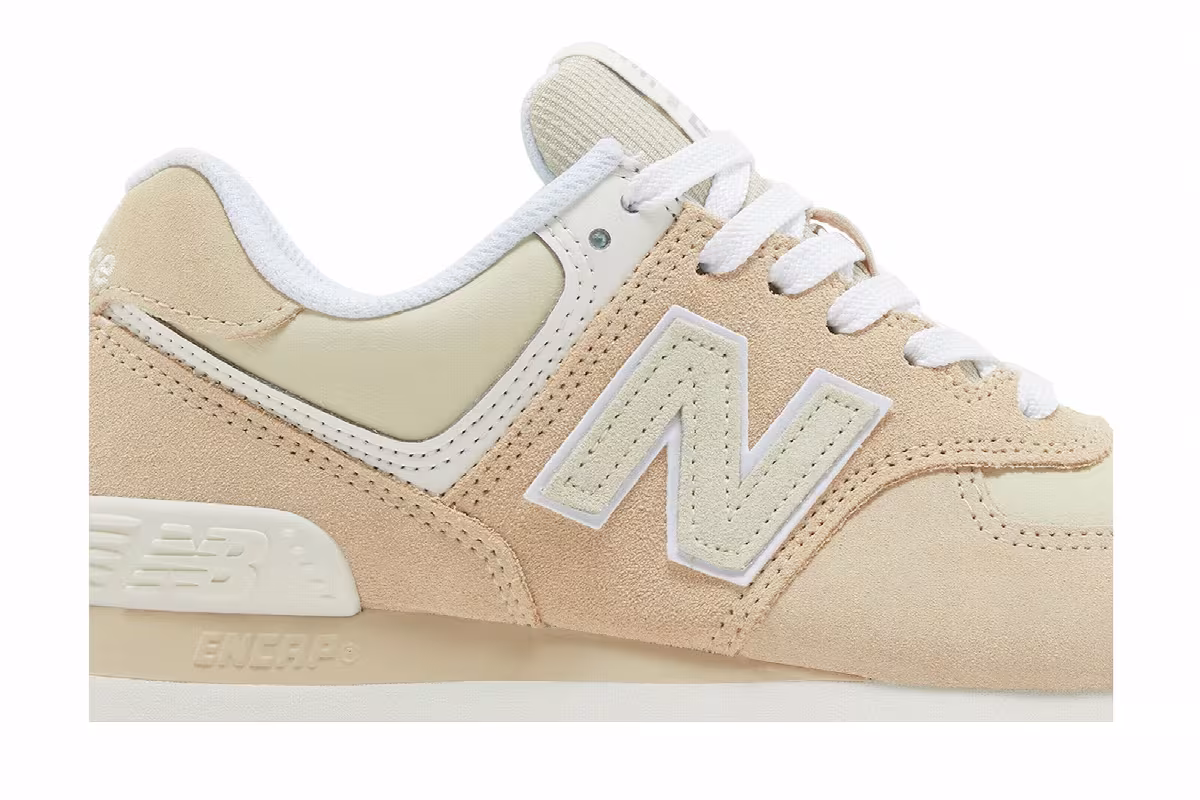 New Balance Women's 574 Sandstone Angora, view 3