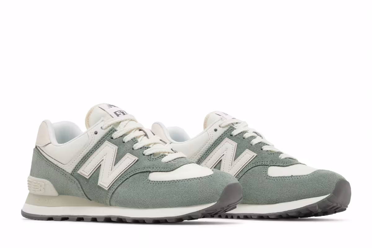 New Balance Women's 574 Dark Juniper, view 9