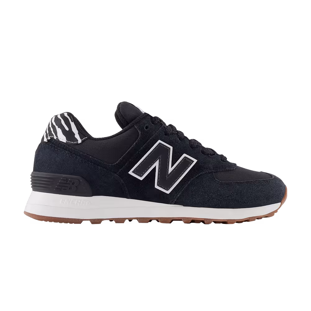 New Balance Women's 574 Zebra - Black