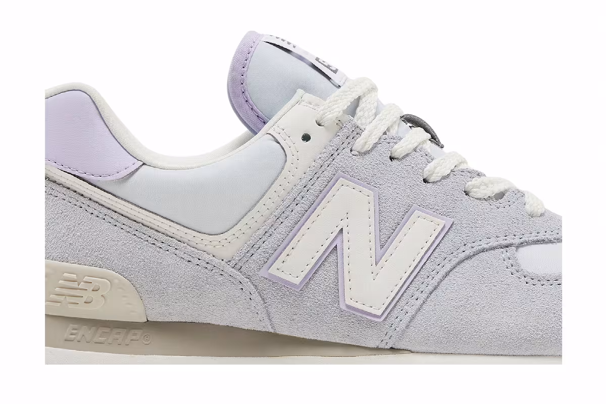 New Balance Women's 574 Bright Lavender, view 3