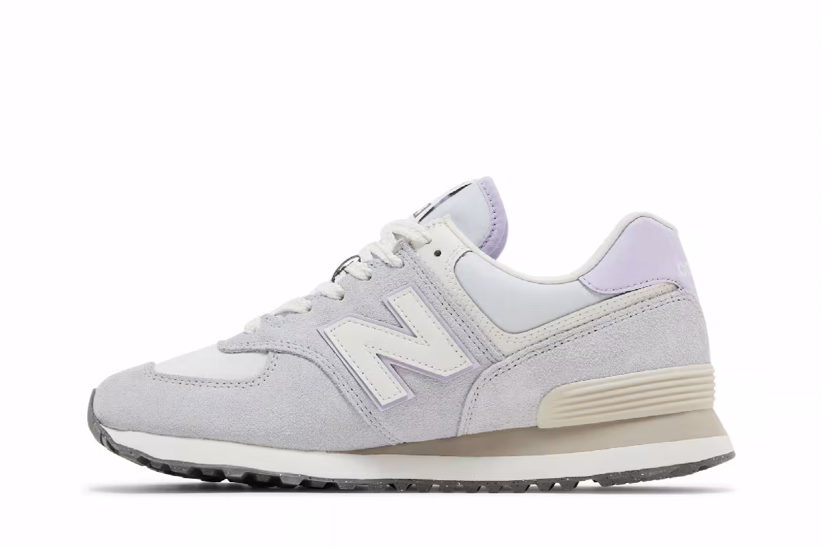 New Balance Women's 574 Bright Lavender, view 4