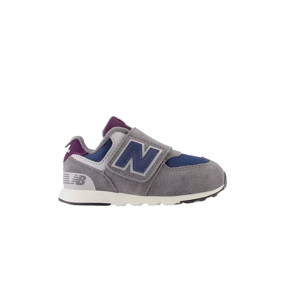 New Balance 574 New-B Hook & Loop Toddler Castlerock Navy