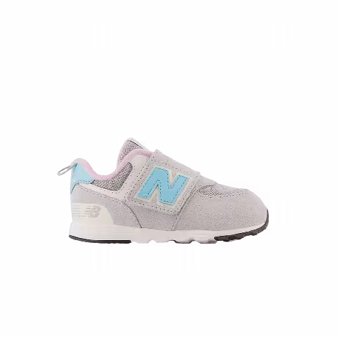 New Balance 574 New-B Hook & Loop Toddler 'Brighton Grey Summer Aqua'