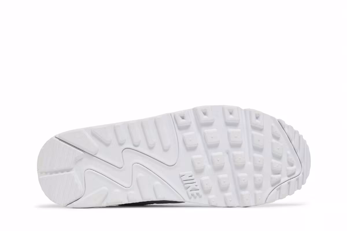 Nike Women's Air Max 90 Triple White, view 5
