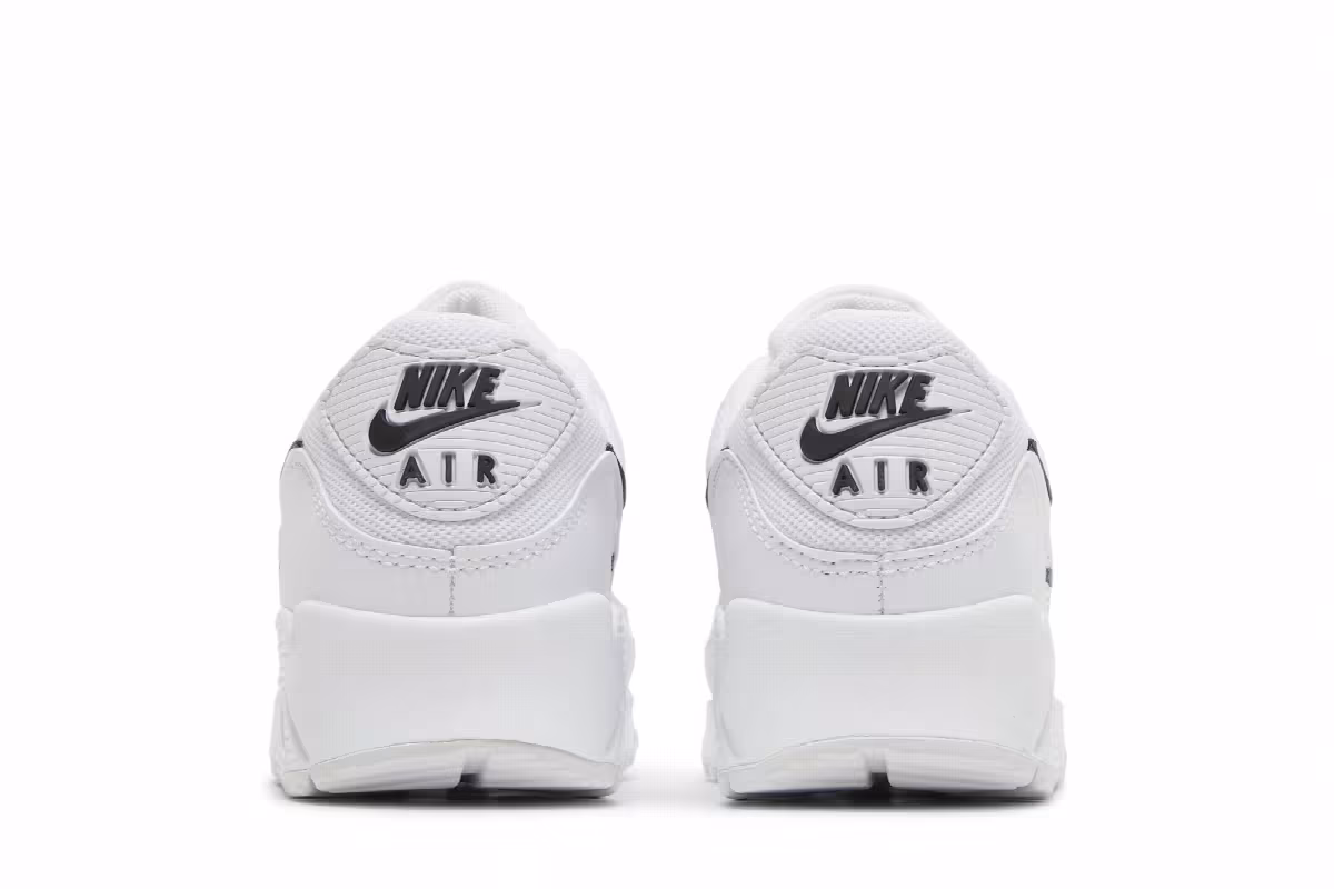 Nike Women's Air Max 90 White Black, view 7