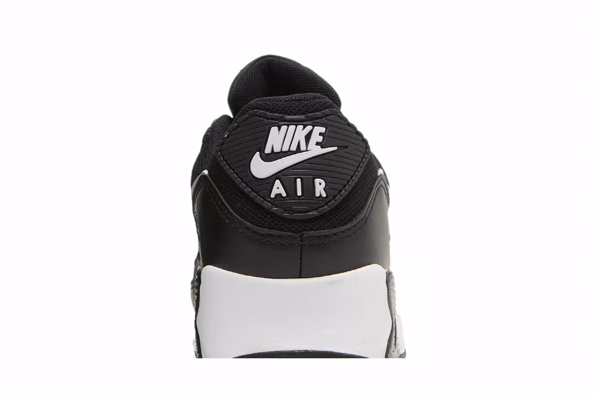 Nike Women's Air Max 90 Black White, view 8