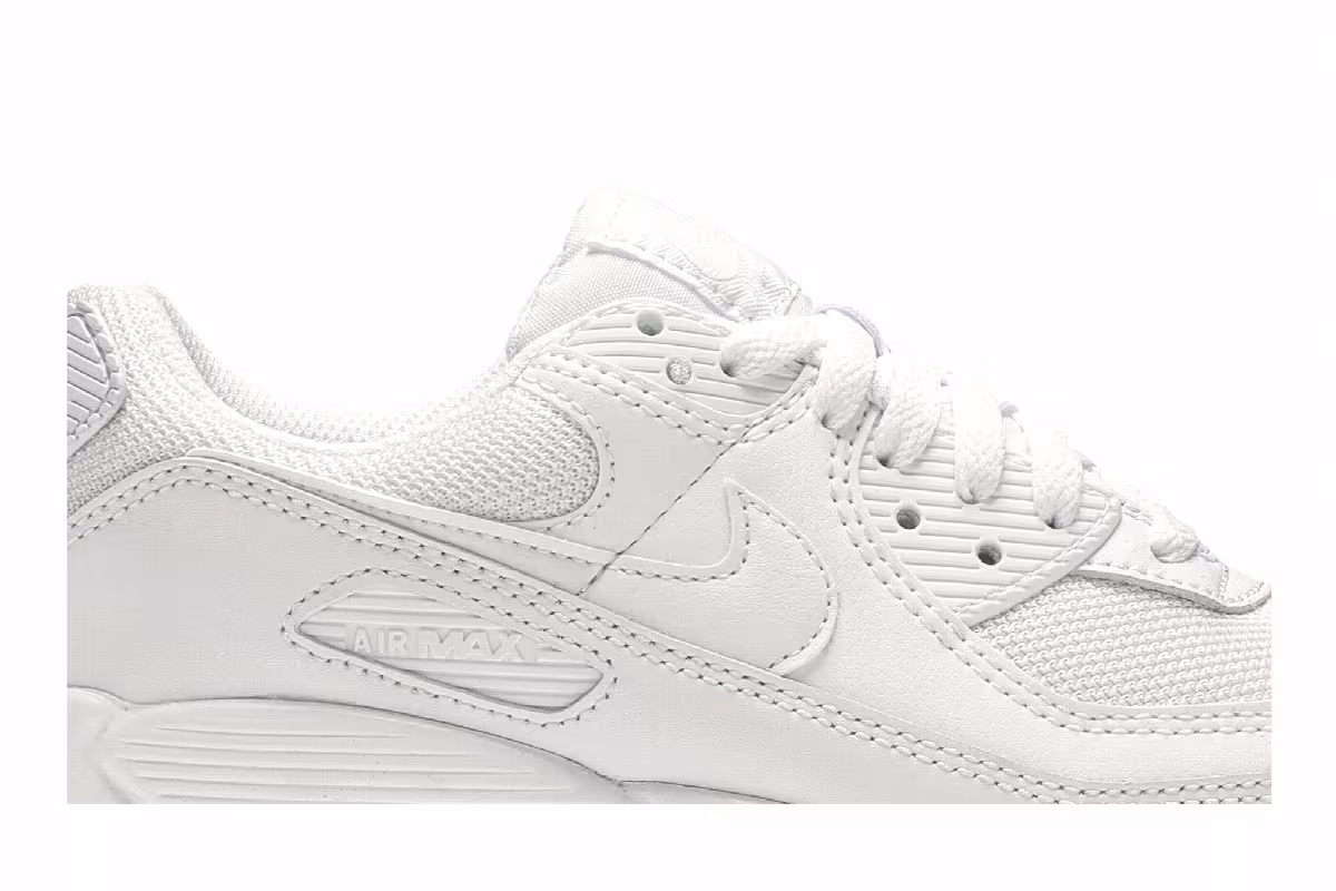 Nike Women's Air Max 90 White, view 3