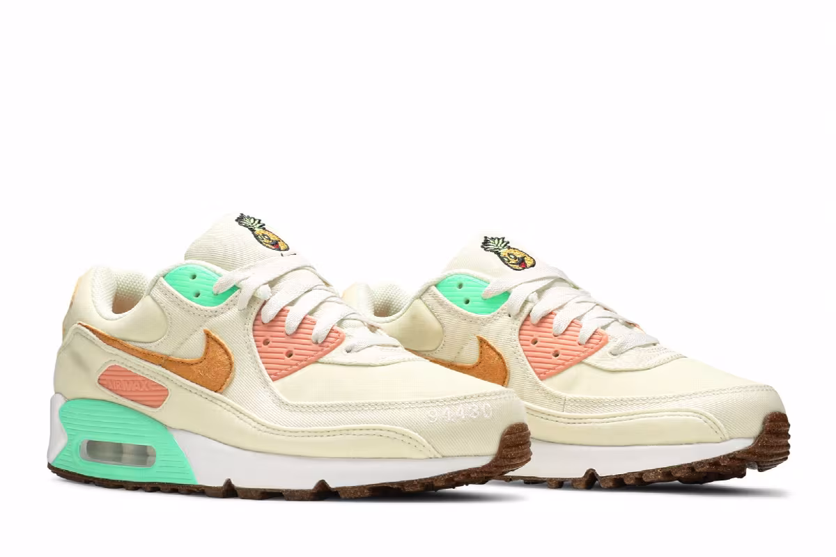 Nike Women's Air Max 90 Happy Pineapple, view 9