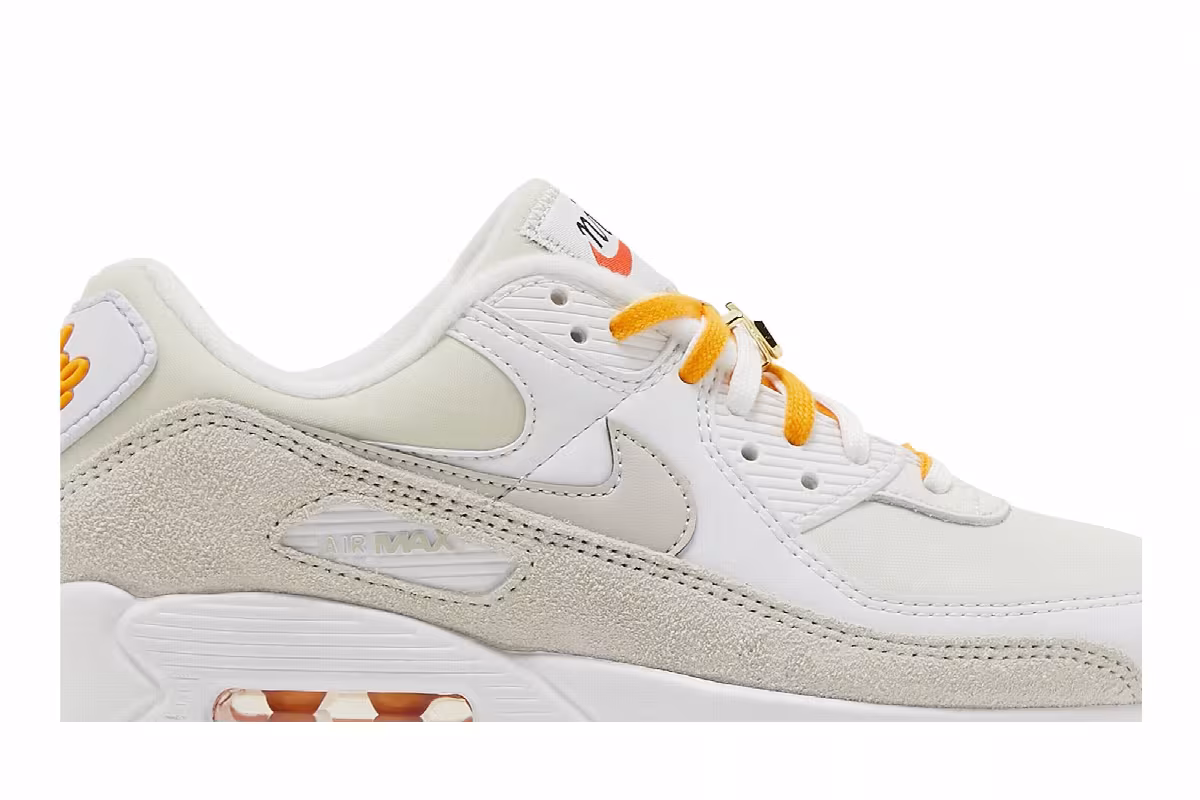 Nike Women's Air Max 90 SE First Use - White University Gold, view 3