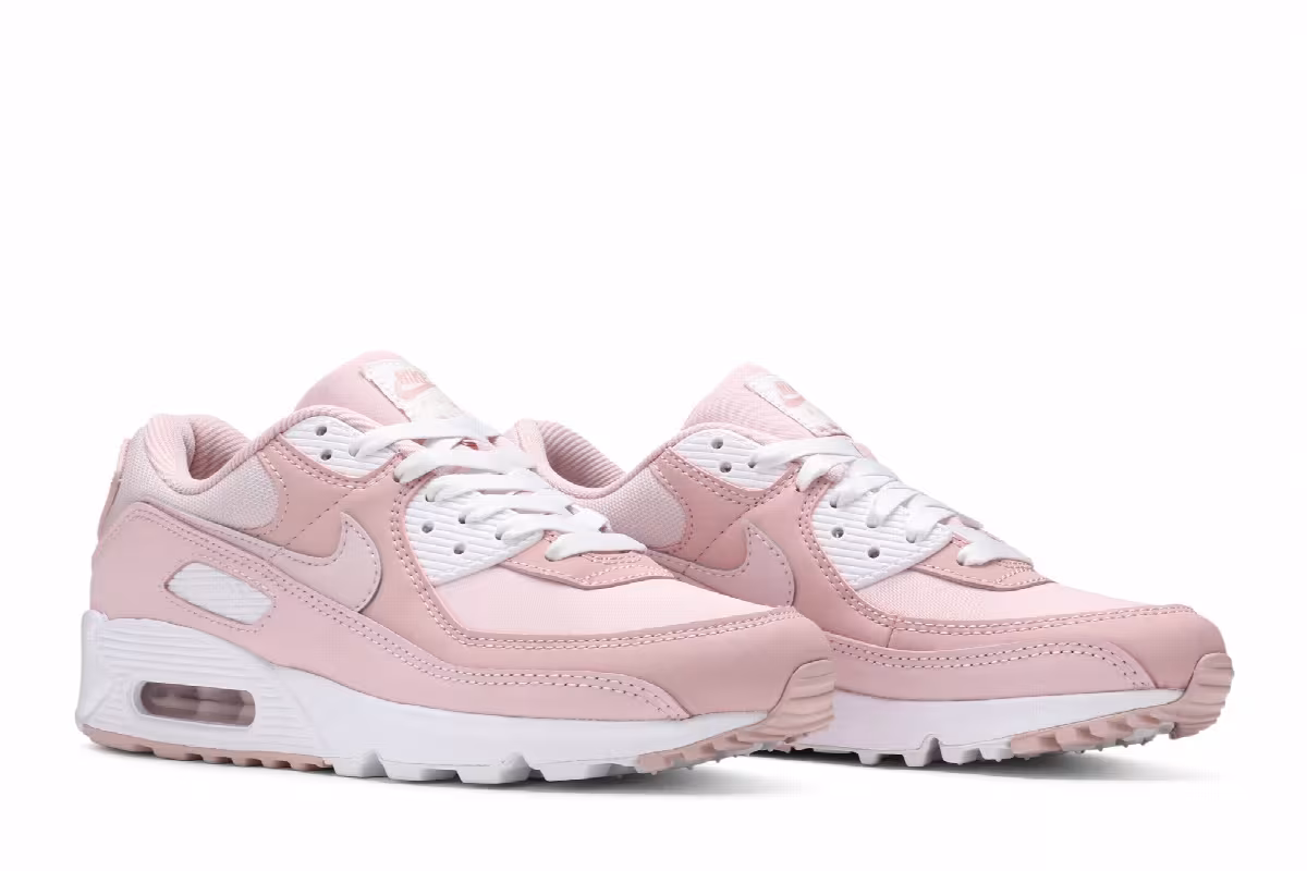 Nike Women's Air Max 90 Barely Rose, view 9
