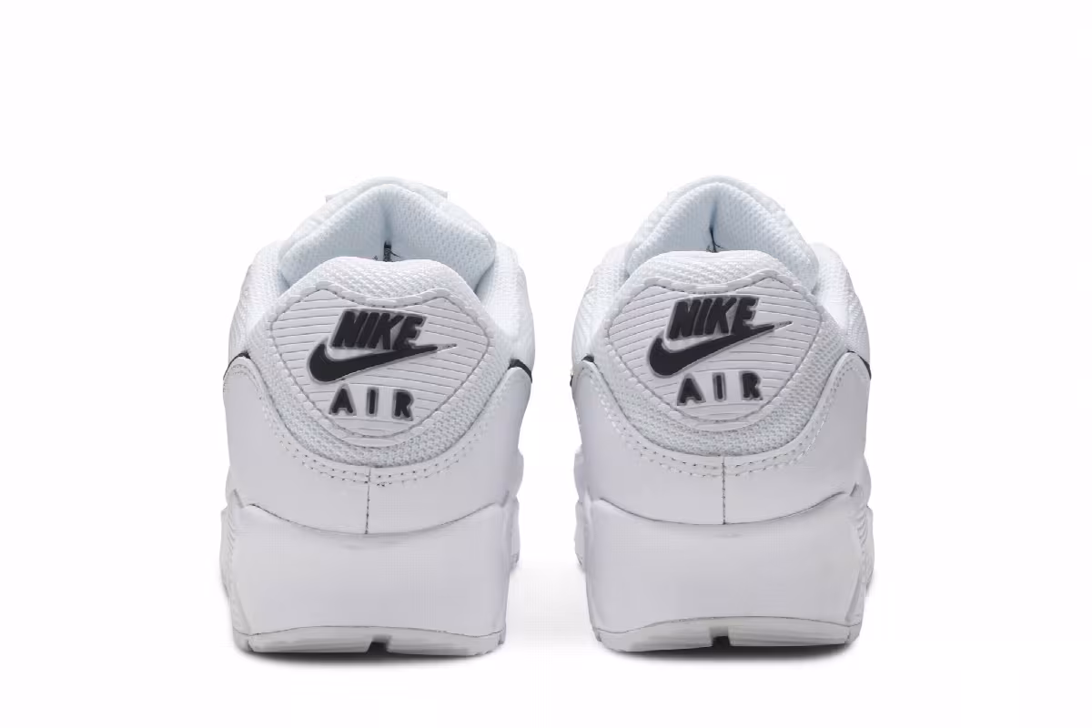 Nike Women's Air Max 90 White Black, view 7