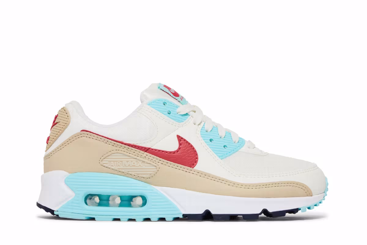 Nike Women's Air Max 90 Sail Copa, view 2