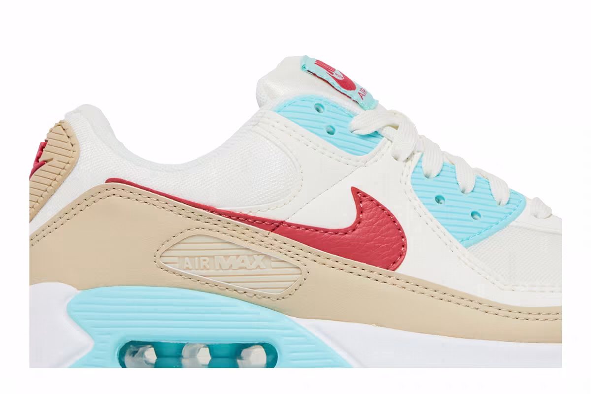 Nike Women's Air Max 90 Sail Copa, view 3