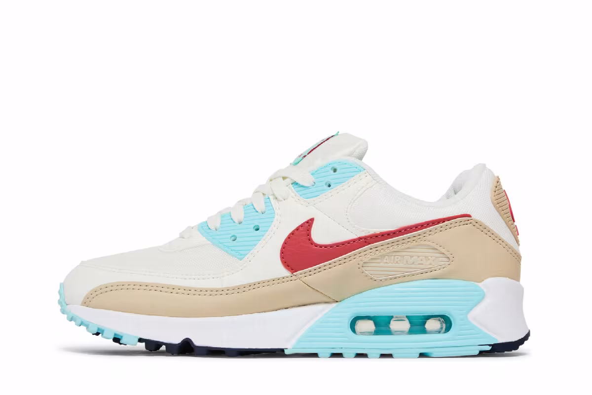 Nike Women's Air Max 90 Sail Copa, view 4