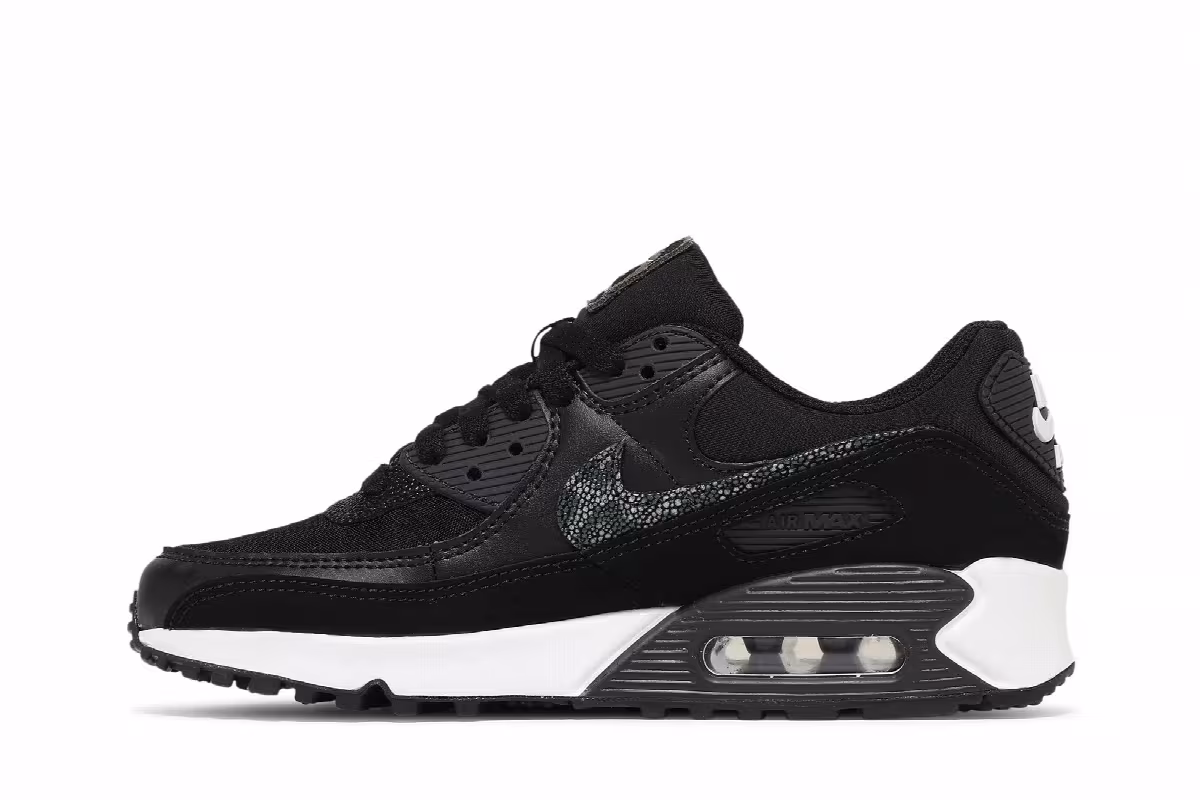 Nike Women's Air Max 90 SE Black Safari, view 4