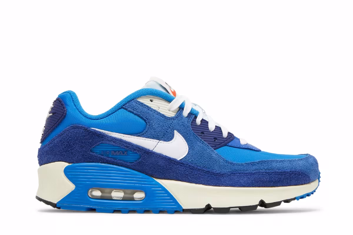 Nike Air Max 90 SE GS Signal Blue, view 2