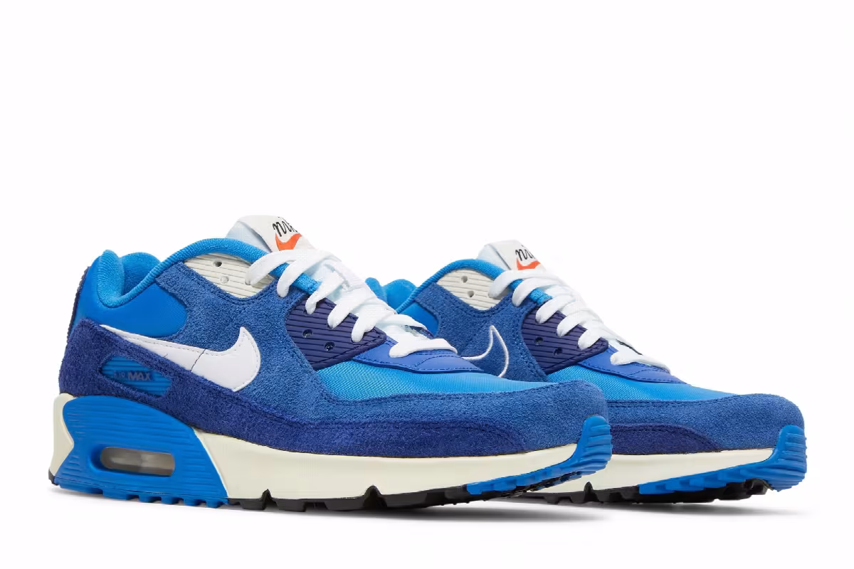 Nike Air Max 90 SE GS Signal Blue, view 9