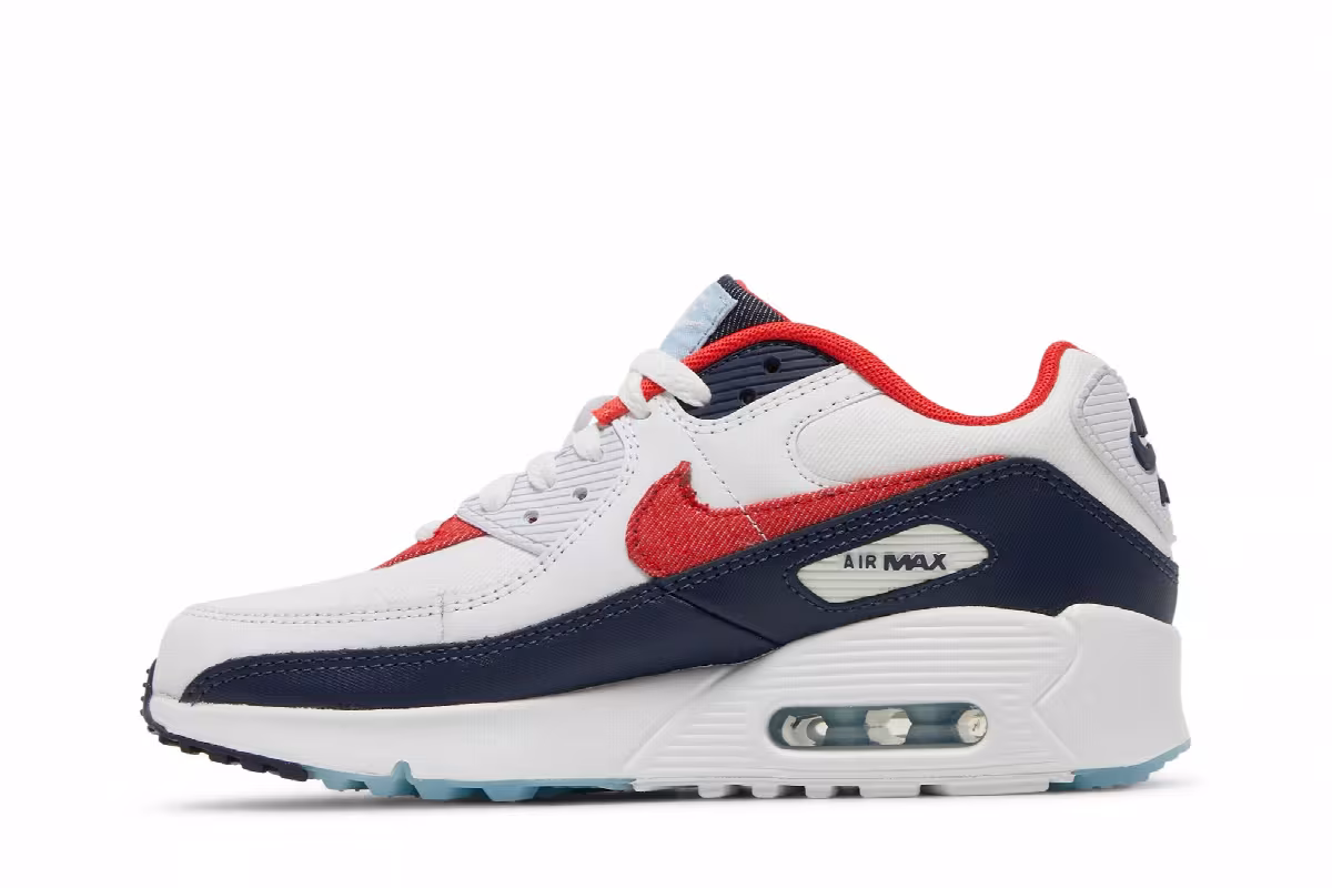 Nike Air Max 90 GS USA Denim, view 4