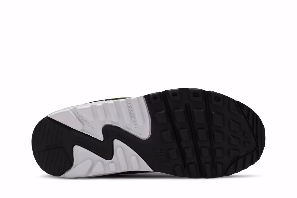Nike Air Max 90 GS White Hot Lime, view 5