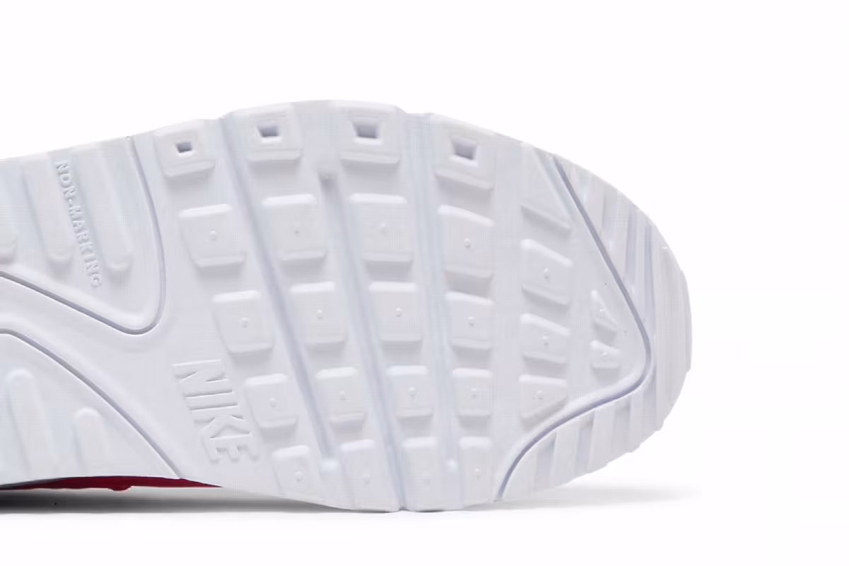 Nike Air Max 90 GS White Hyper Pink Orange, view 6