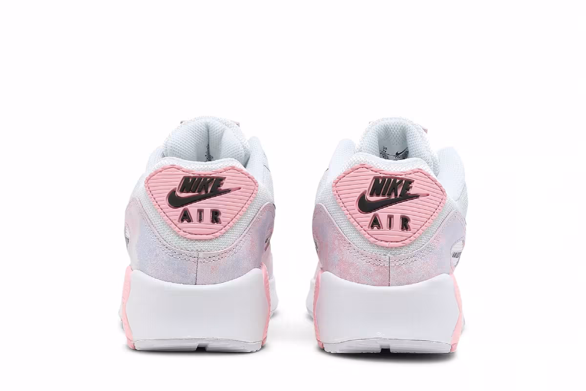 Nike Air Max 90 GS White Pink Tie-Dye, view 7