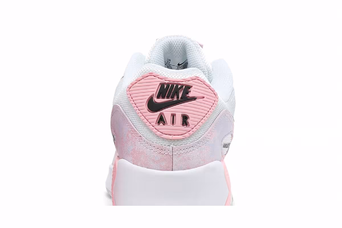 Nike Air Max 90 GS White Pink Tie-Dye, view 8