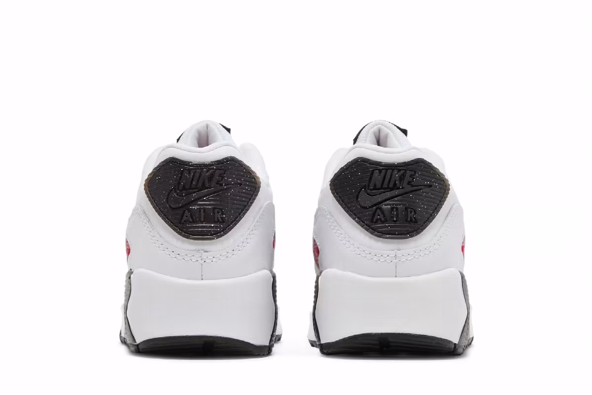 Nike Air Max 90 Leather SE GS White Very Berry, view 7