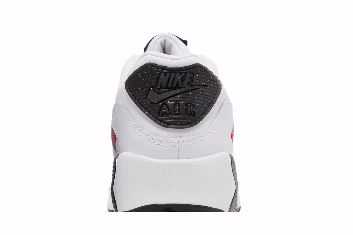 Nike Air Max 90 Leather SE GS White Very Berry, view 8