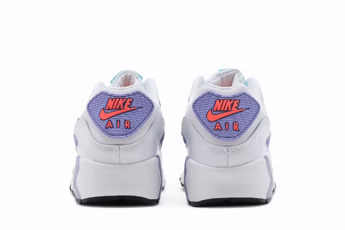 Nike Air Max 90 SE 2 GS White Dark Purple Dust, view 7