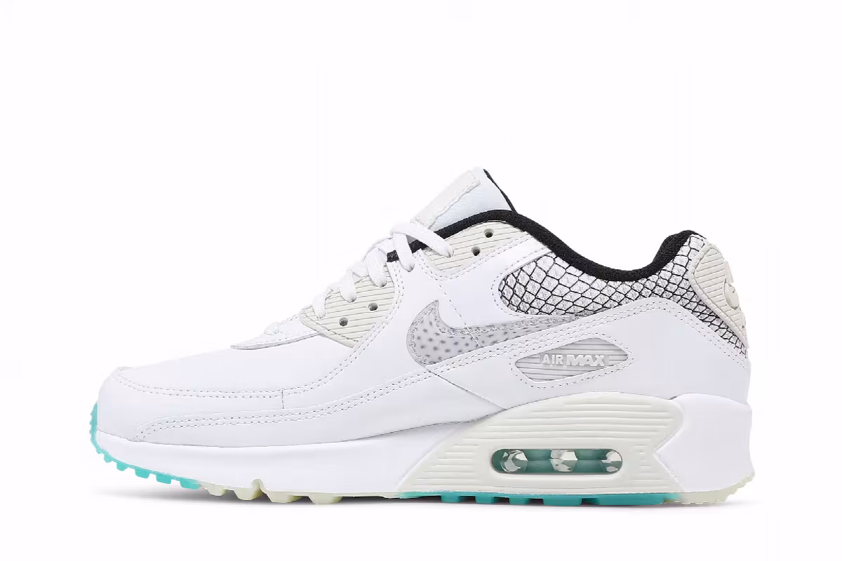 Nike Air Max 90 SE 2 GS White Glacier Ice, view 4