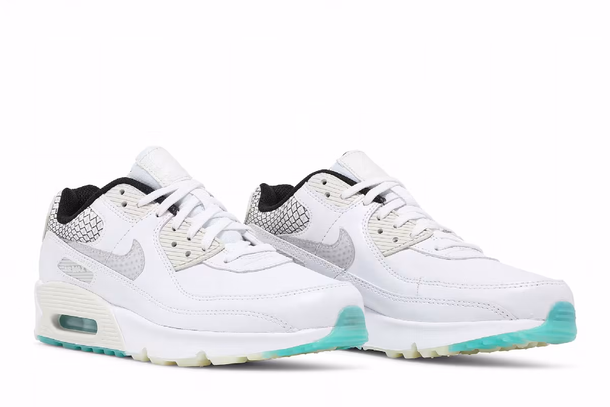Nike Air Max 90 SE 2 GS White Glacier Ice, view 9