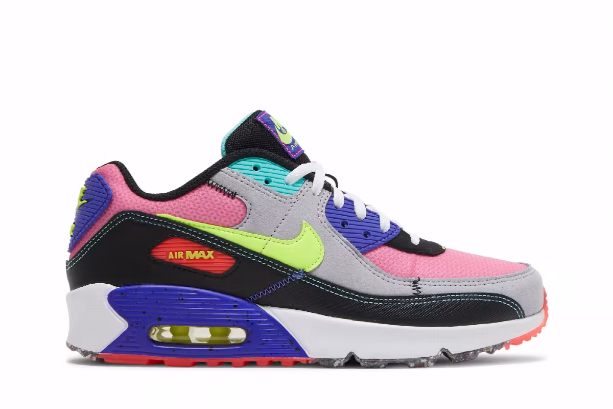 Nike Air Max 90 GS Exeter Edition - Neon, view 2