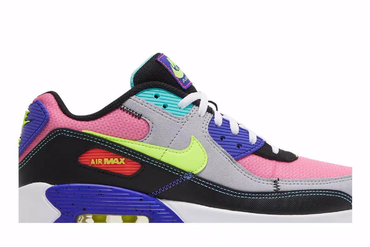 Nike Air Max 90 GS Exeter Edition - Neon, view 3