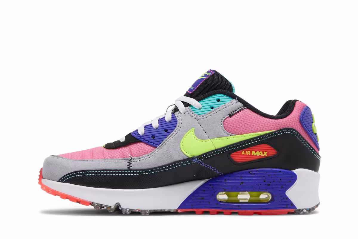 Nike Air Max 90 GS Exeter Edition - Neon, view 4