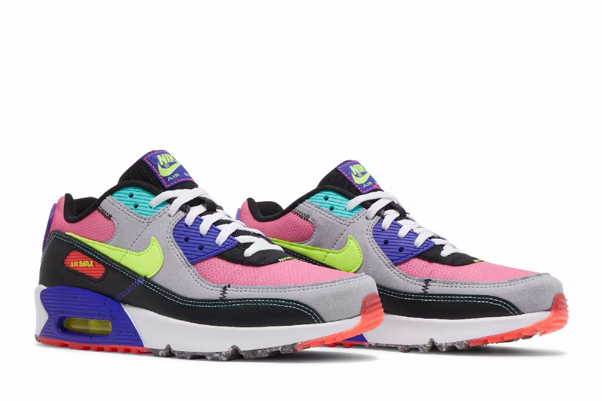 Nike Air Max 90 GS Exeter Edition - Neon, view 9